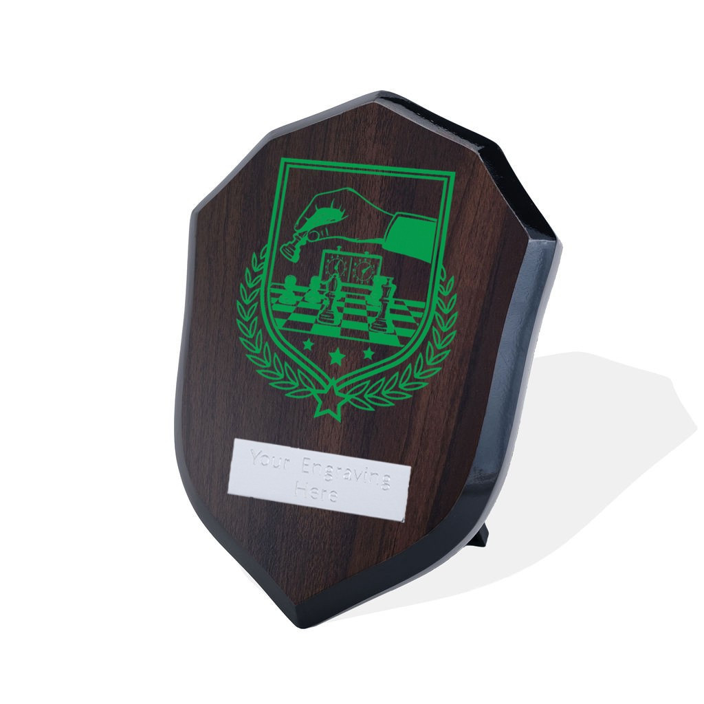 UV Colour Printed Chess Walnut Shield
