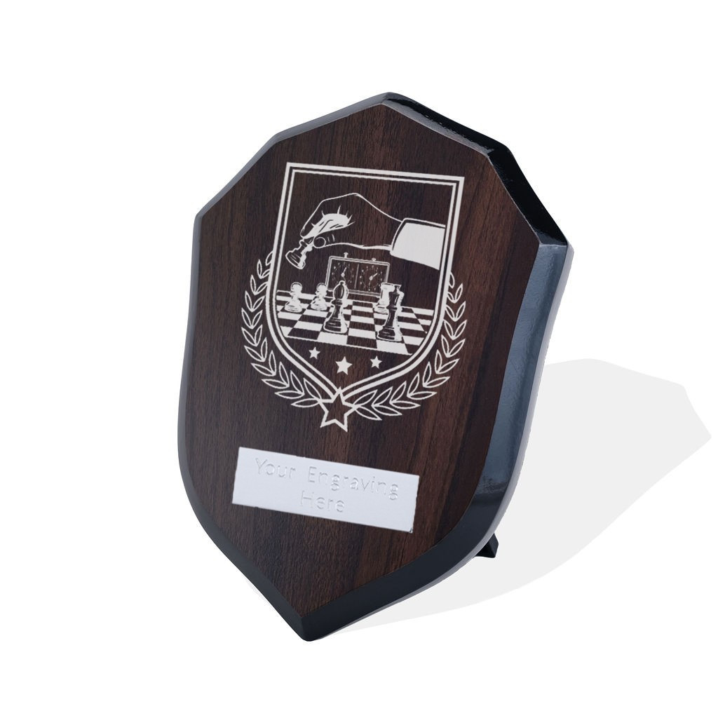 UV Colour Printed Chess Walnut Shield
