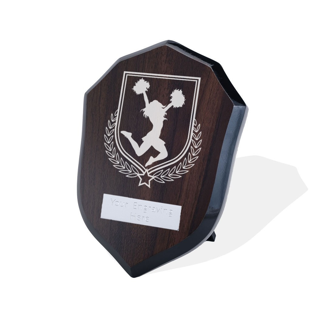 UV Colour Printed Cheerleading Walnut Shield