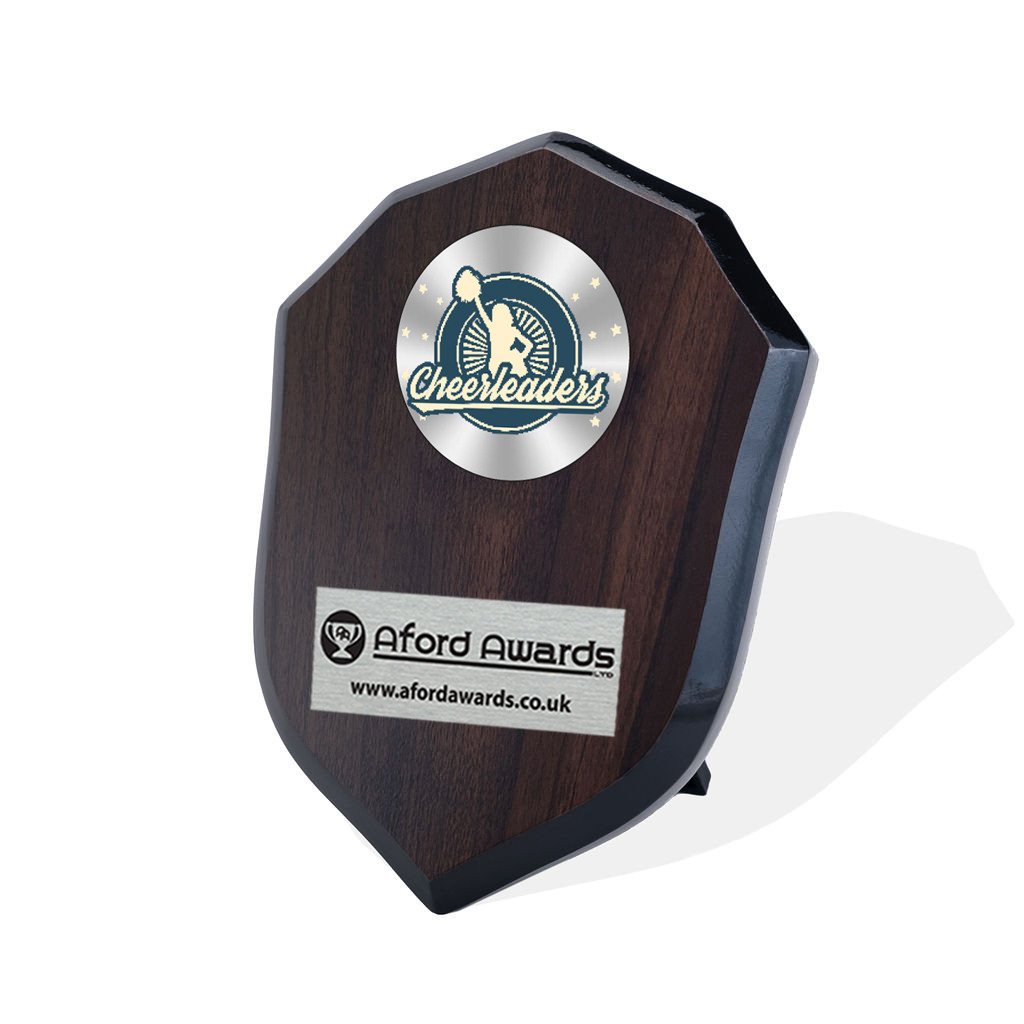 Cheerleading Walnut Shield
