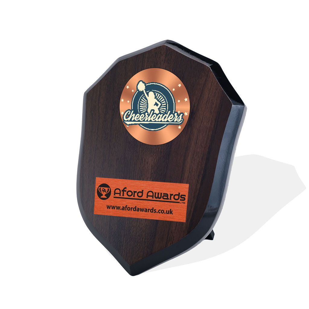 Cheerleading Walnut Shield