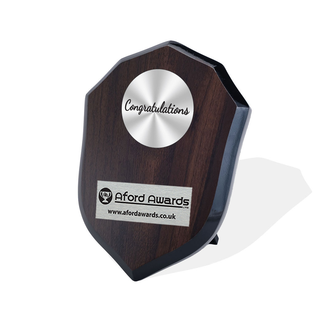 Congratulations Walnut Shield