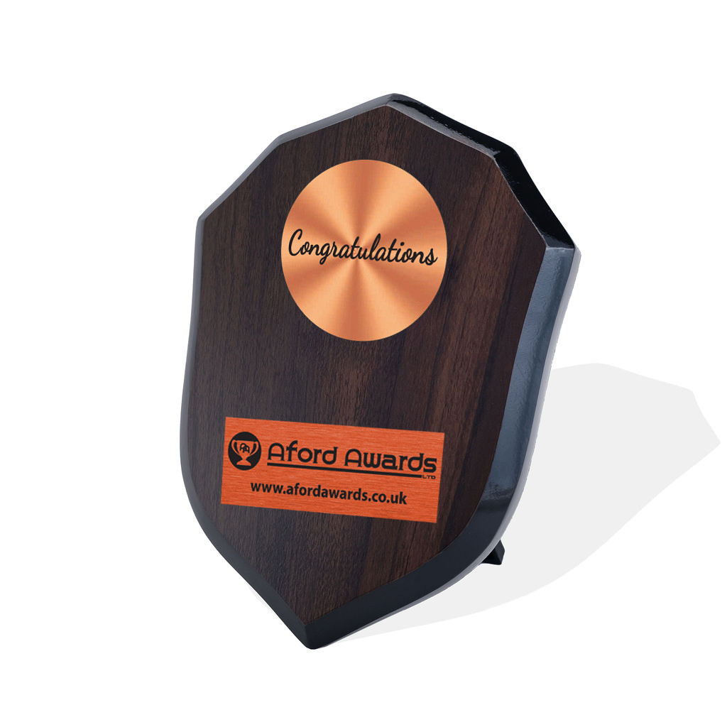 Congratulations Walnut Shield