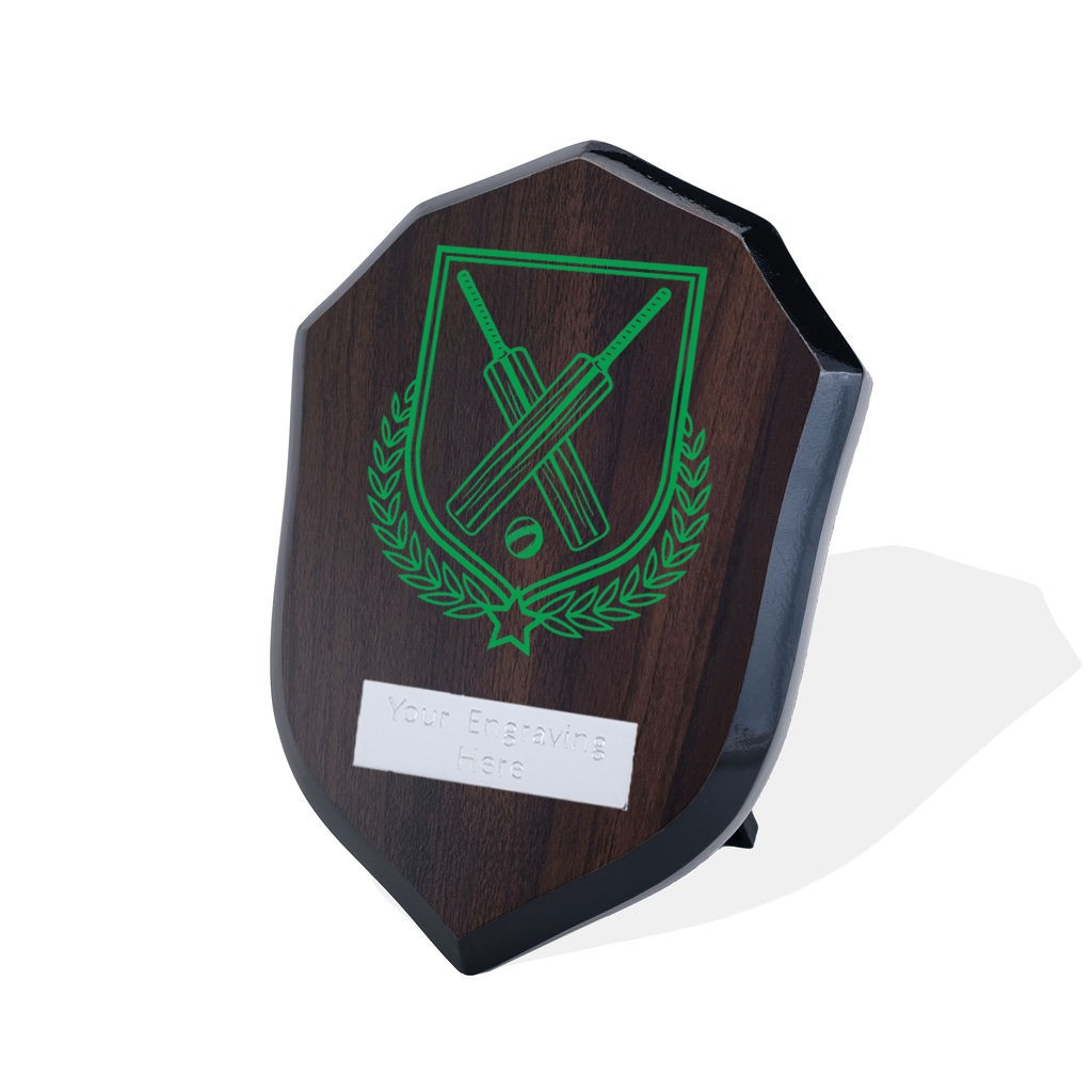 UV Colour Printed Cricket Walnut Shield