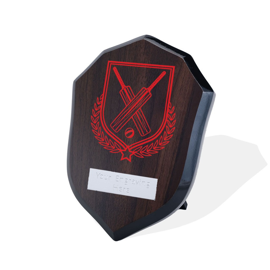 UV Colour Printed Cricket Walnut Shield