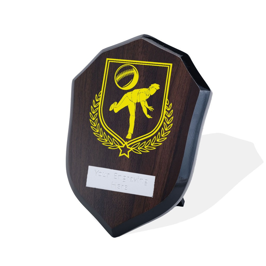 UV Colour Printed Cricket Walnut Shield