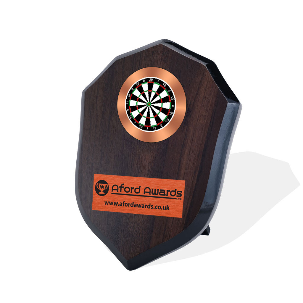 Darts Walnut Shield