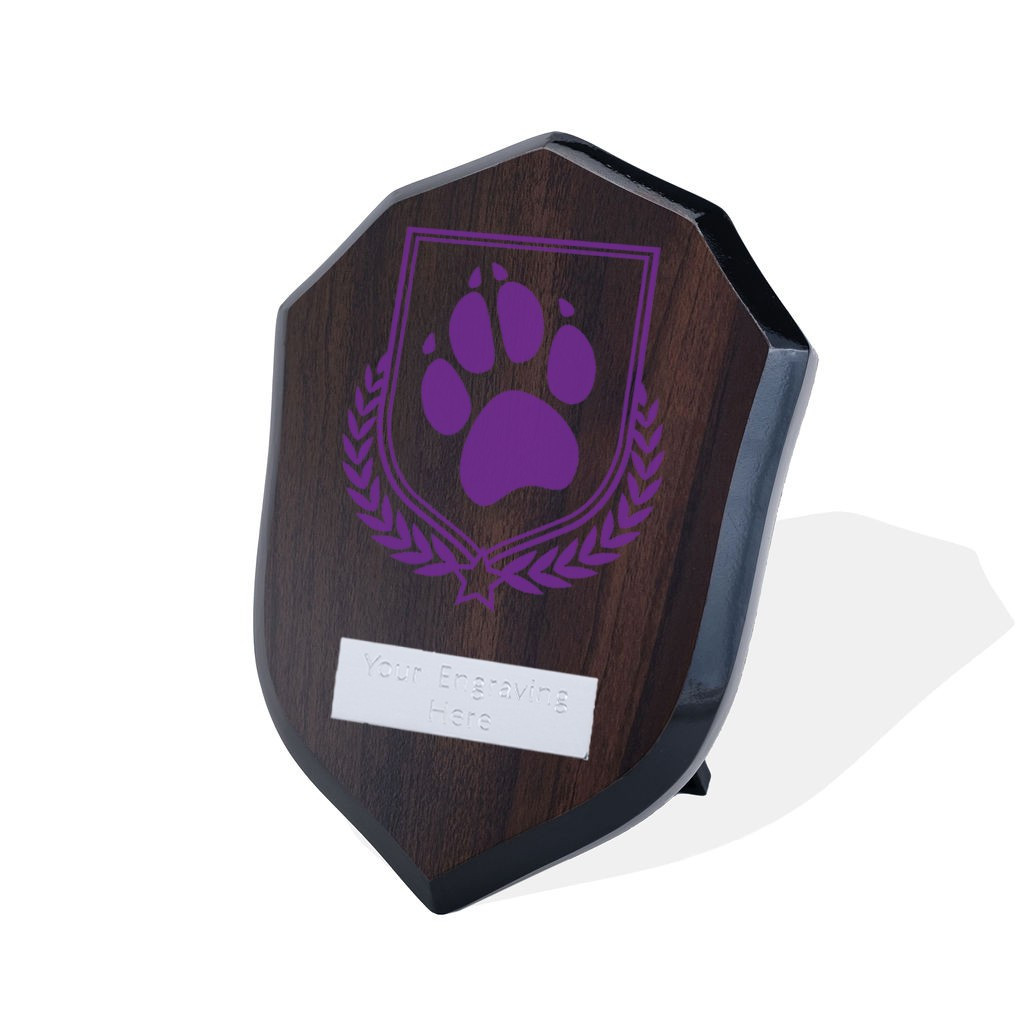 UV Colour Printed Dog Walnut Shield