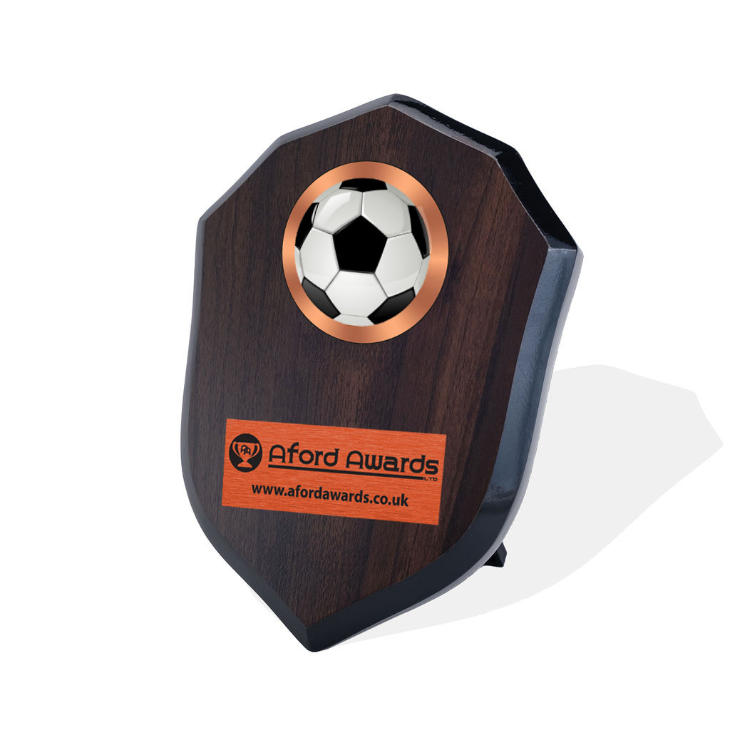 Football Walnut Shield