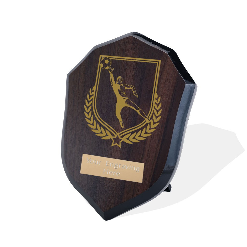 UV Colour Printed Football Walnut Shield