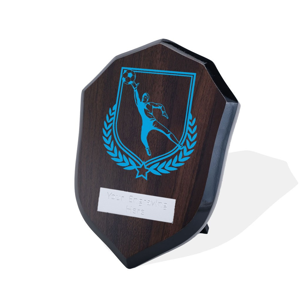 UV Colour Printed Football Walnut Shield