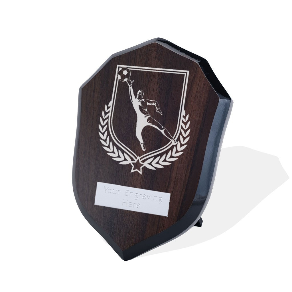UV Colour Printed Football Walnut Shield