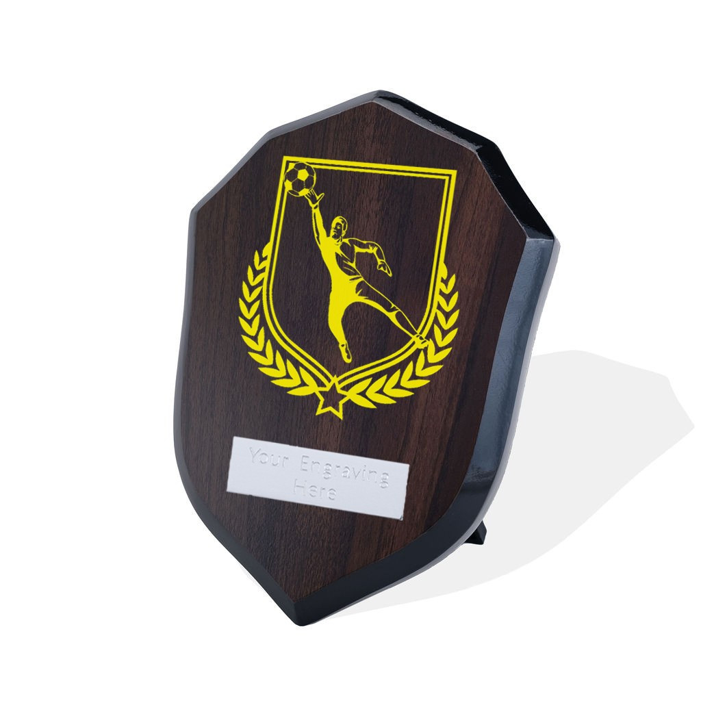 UV Colour Printed Football Walnut Shield