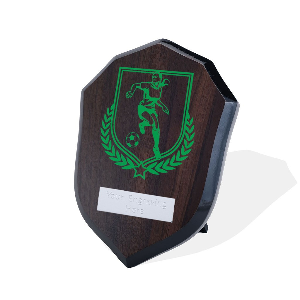 UV Colour Printed Football Walnut Shield