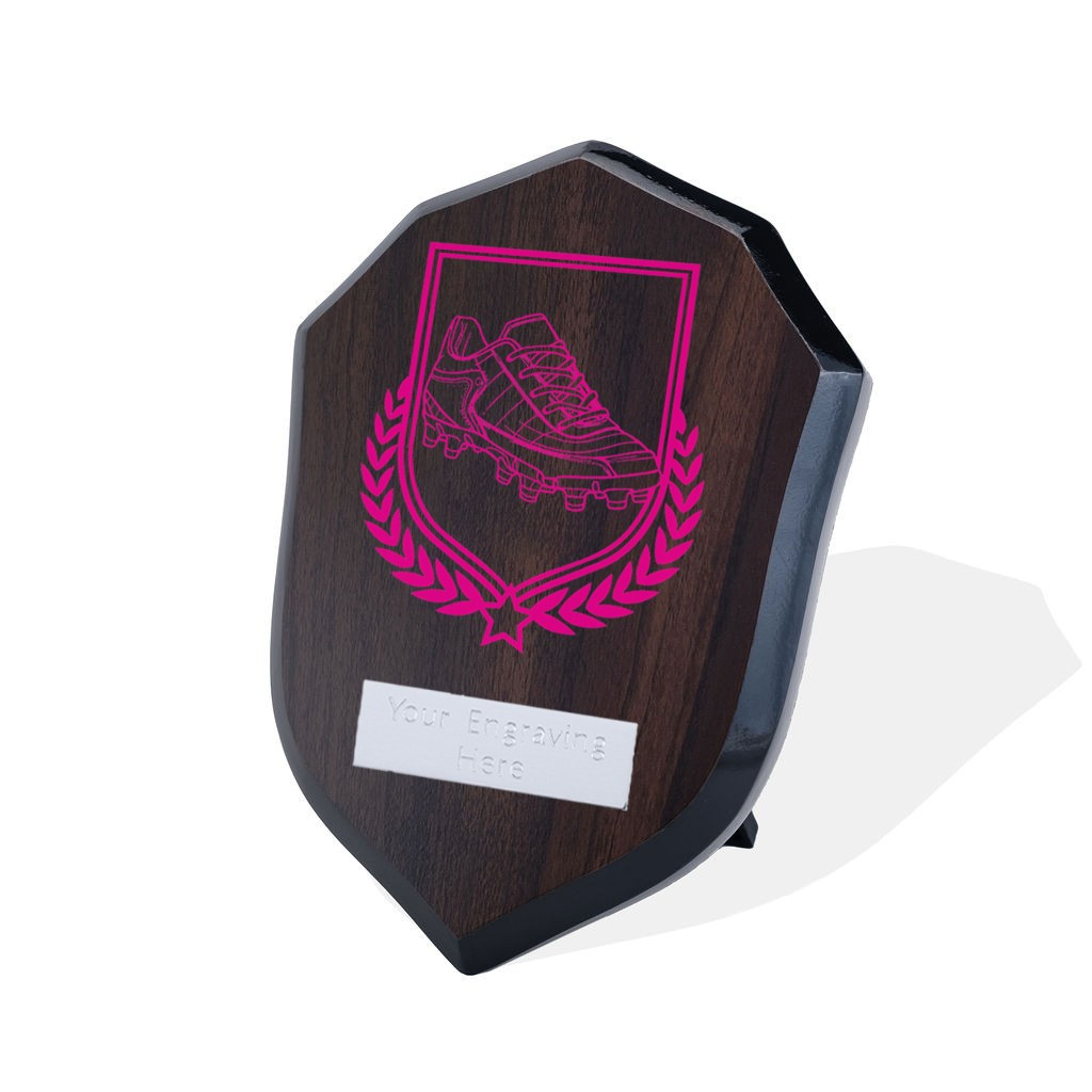 UV Colour Printed Football Boots Walnut Shield