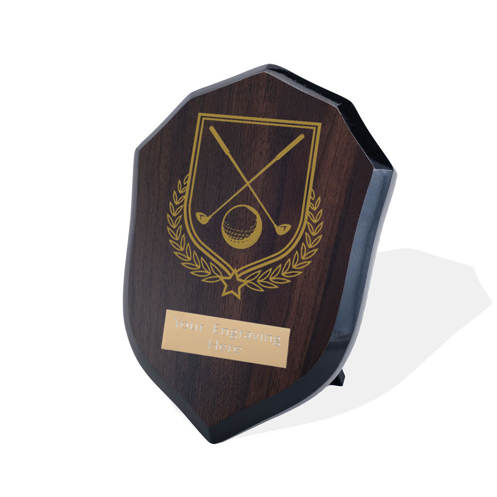 UV Colour Printed Golf Walnut Shield