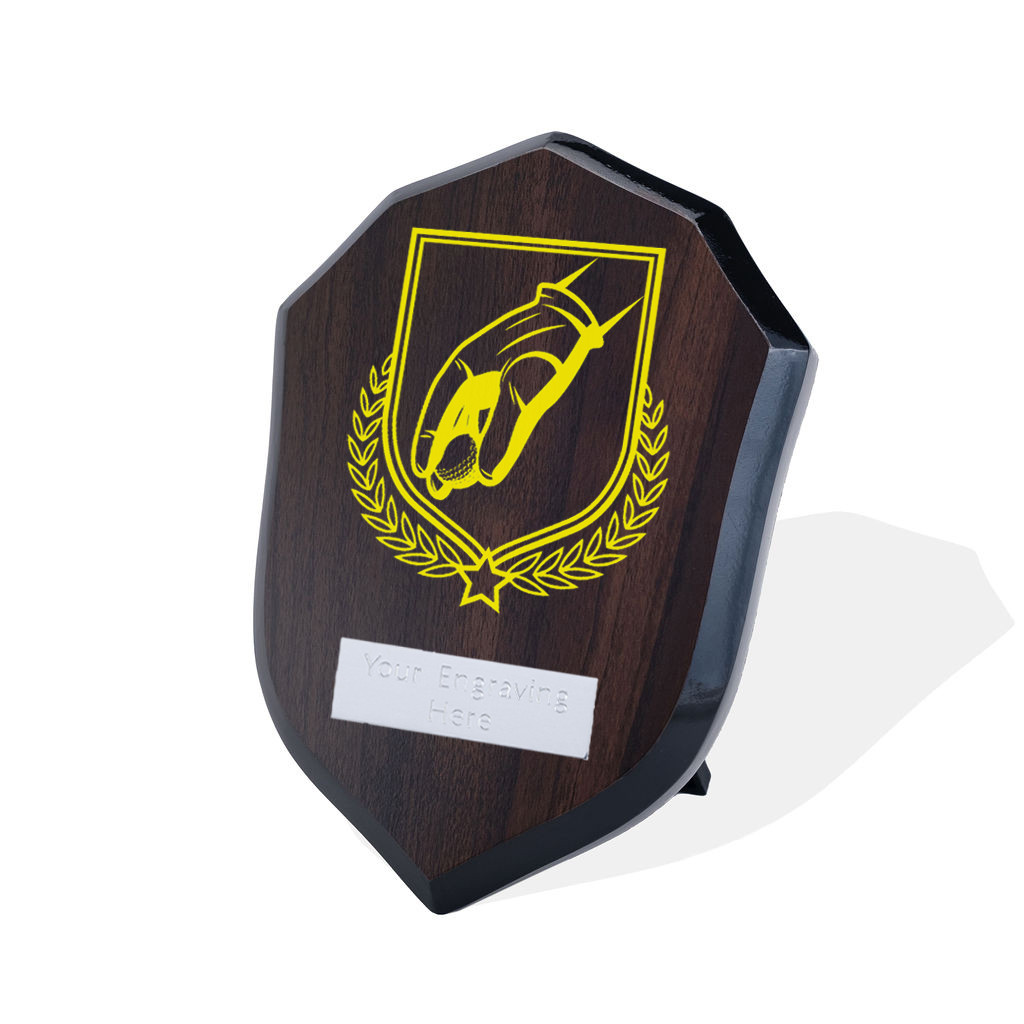UV Colour Printed Golf Walnut Shield