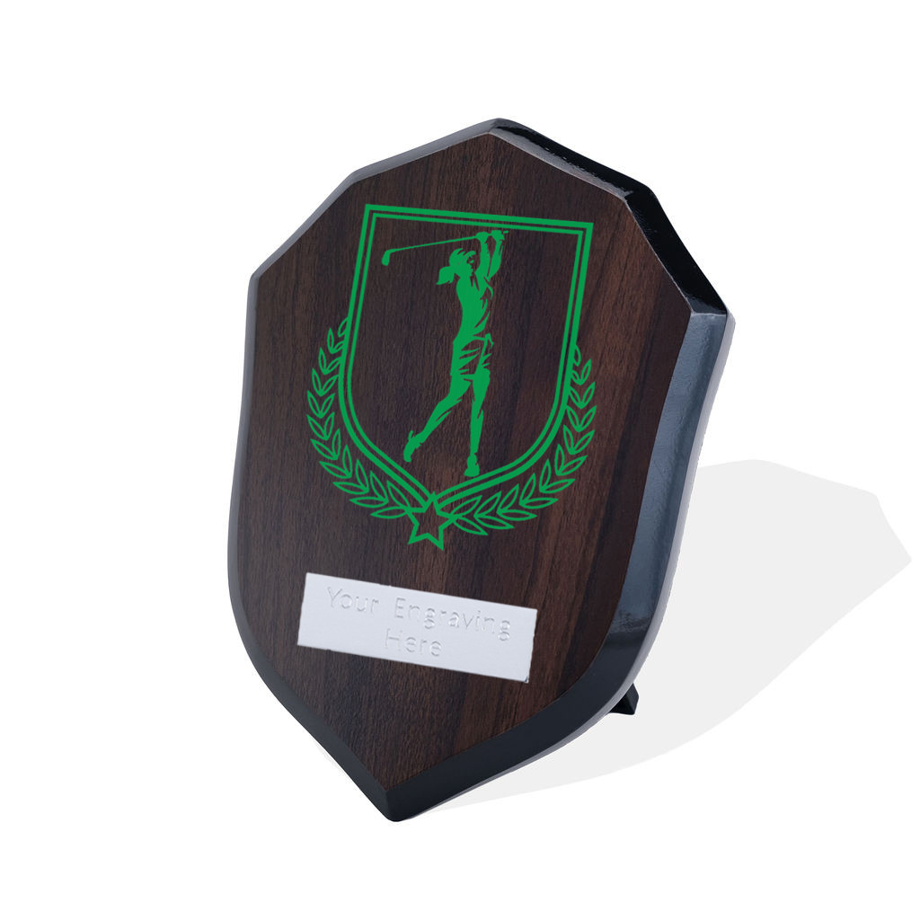 UV Colour Printed Golf Walnut Shield