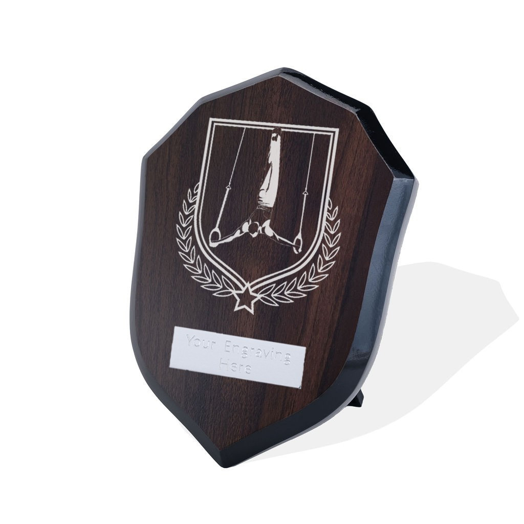 UV Colour Printed Gymnastics Walnut Shield