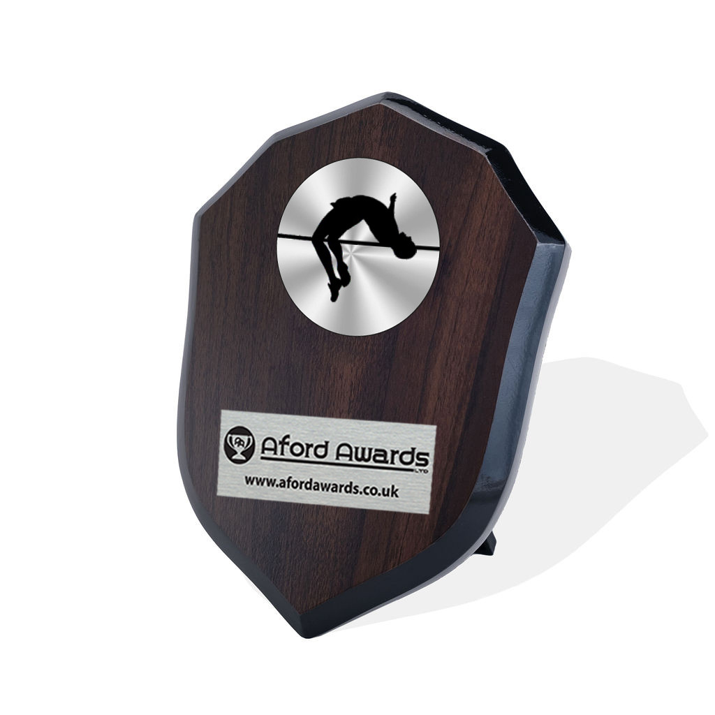 High Jump Walnut Shield