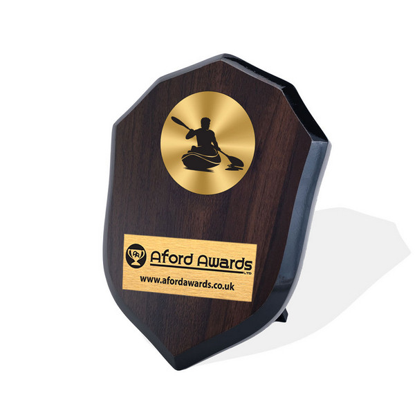 Kayaking Walnut Shield