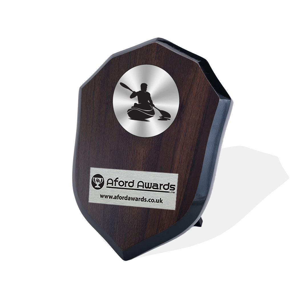 Kayaking Walnut Shield