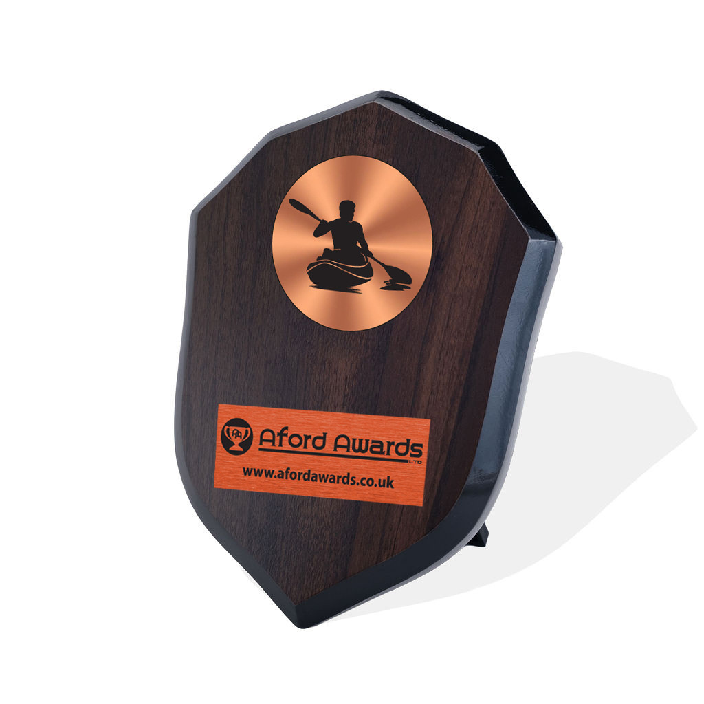 Kayaking Walnut Shield