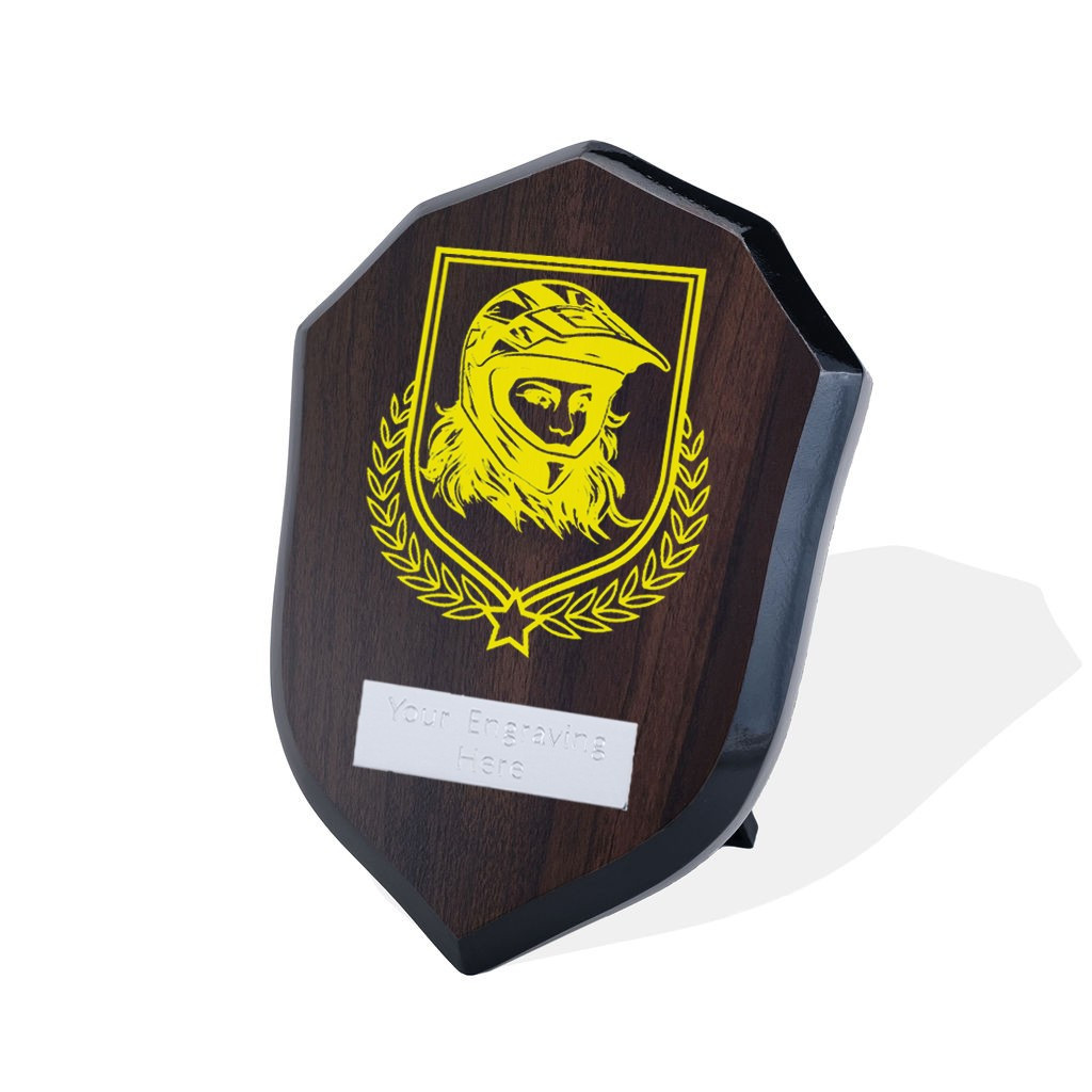 UV Colour Printed Motorsport Walnut Shield