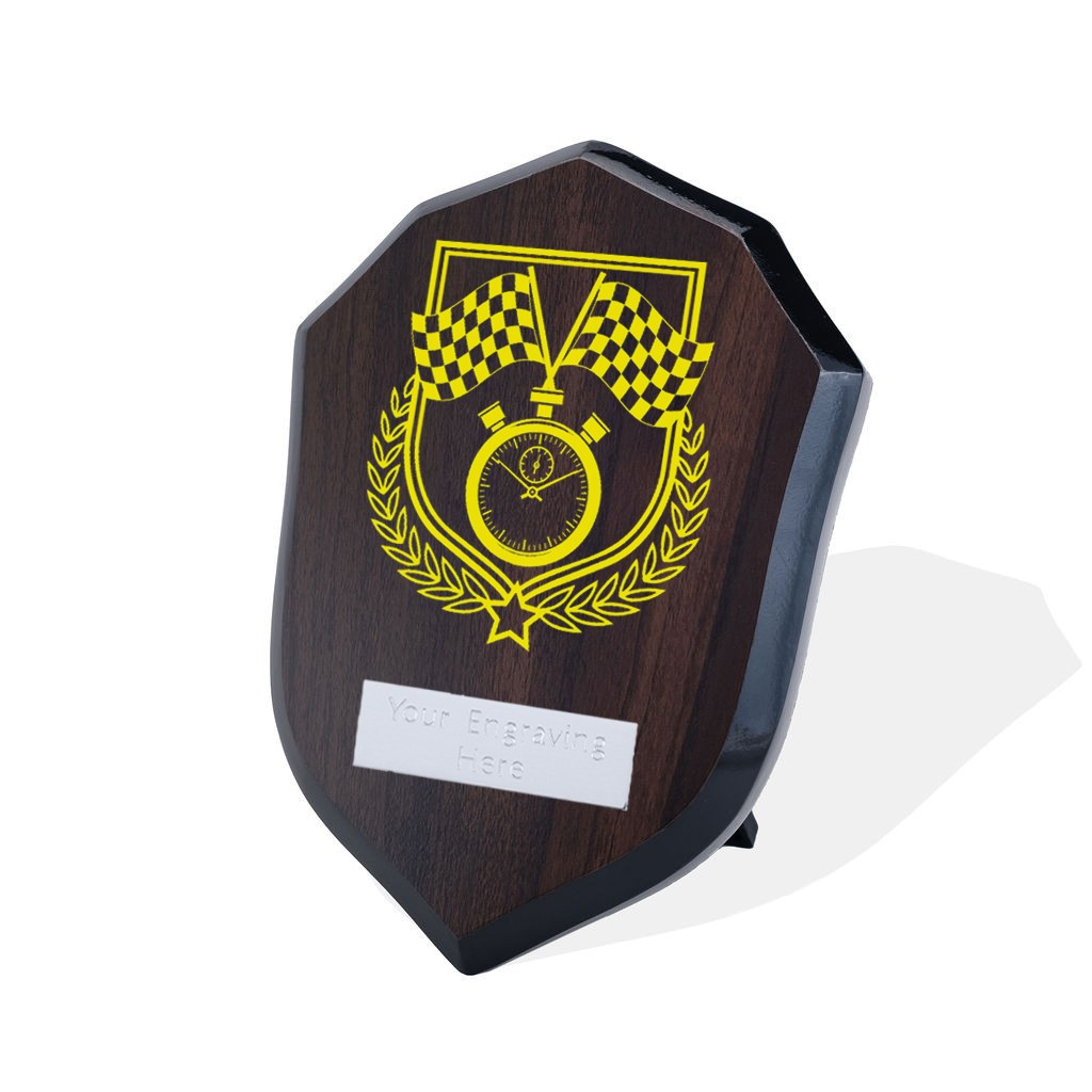 UV Colour Printed Motorsport Walnut Shield