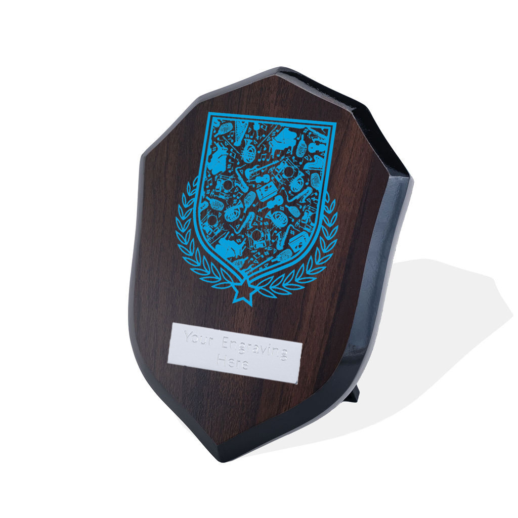 UV Colour Printed Music Walnut Shield