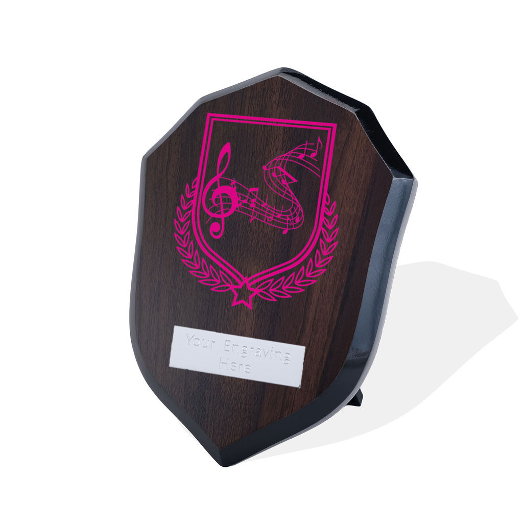 UV Colour Printed Music Walnut Shield