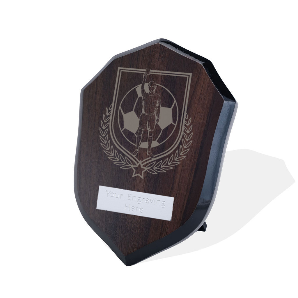 UV Colour Printed Referee Walnut Shield