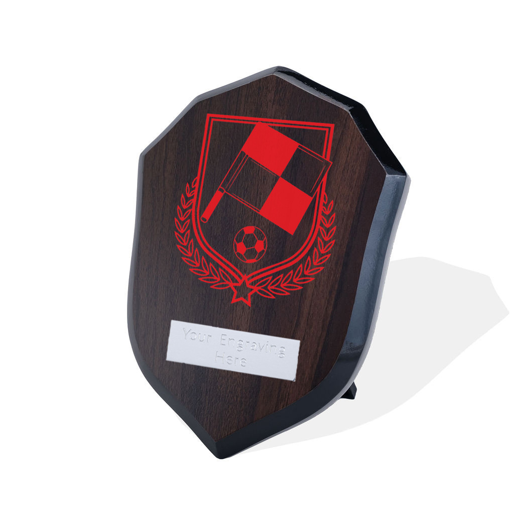 UV Colour Printed Referee Walnut Shield