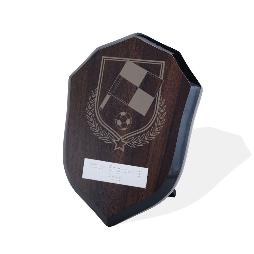 UV Colour Printed Referee Walnut Shield