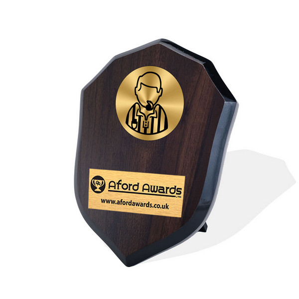 Referee Walnut Shield