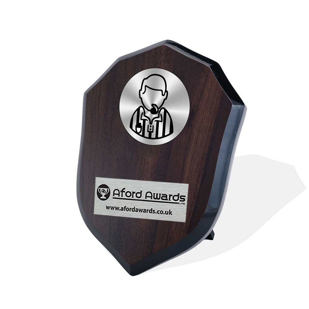 Referee Walnut Shield
