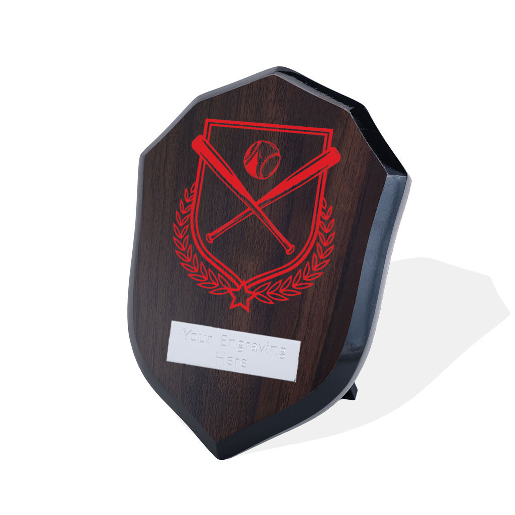 UV Colour Printed Rounders Walnut Shield
