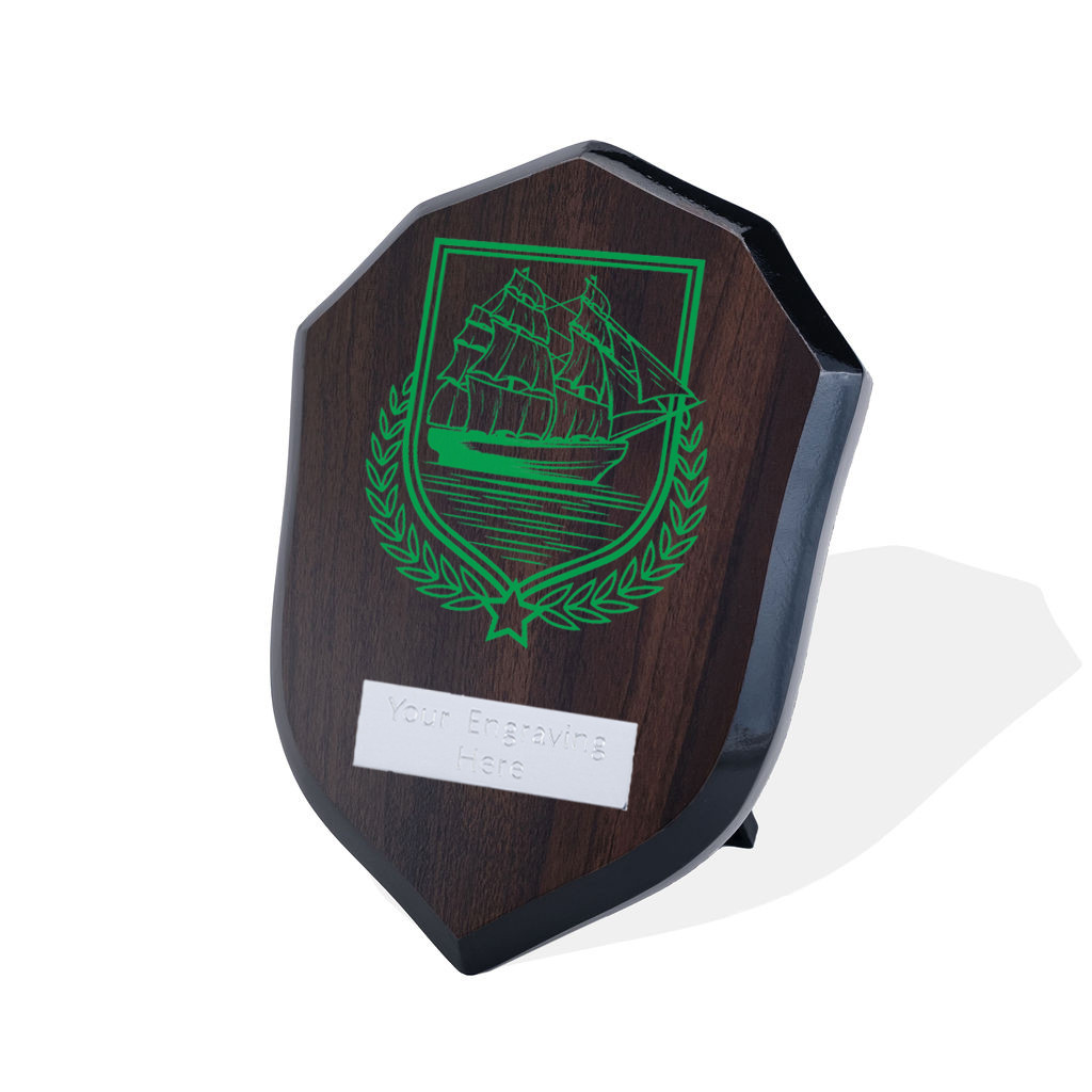 UV Colour Printed Sailing Walnut Shield