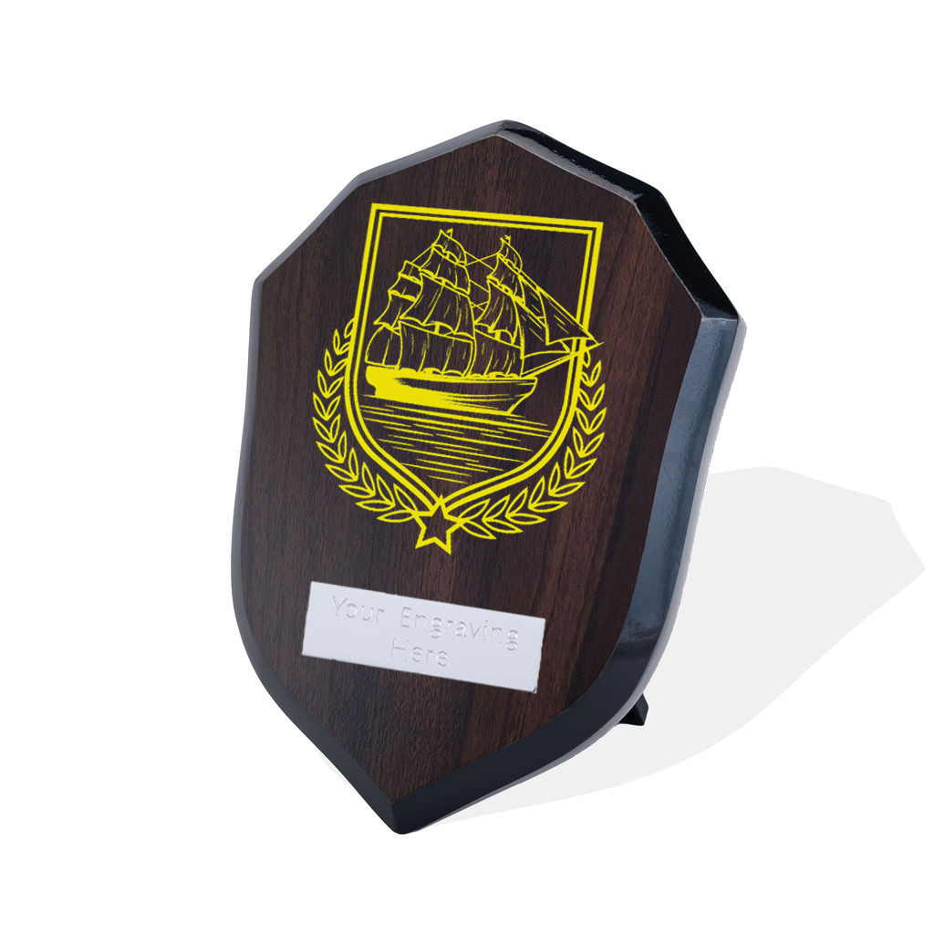 UV Colour Printed Sailing Walnut Shield
