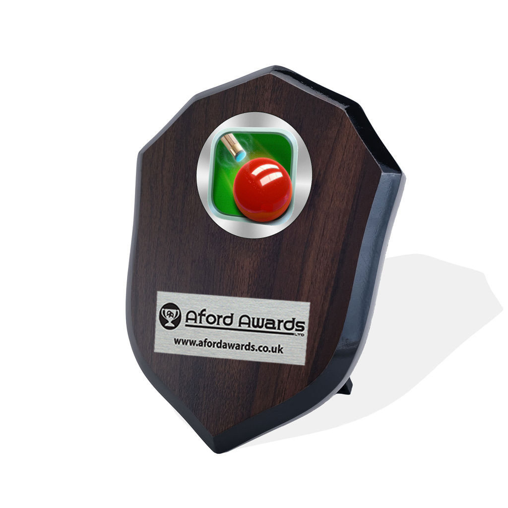Snooker Walnut Shield