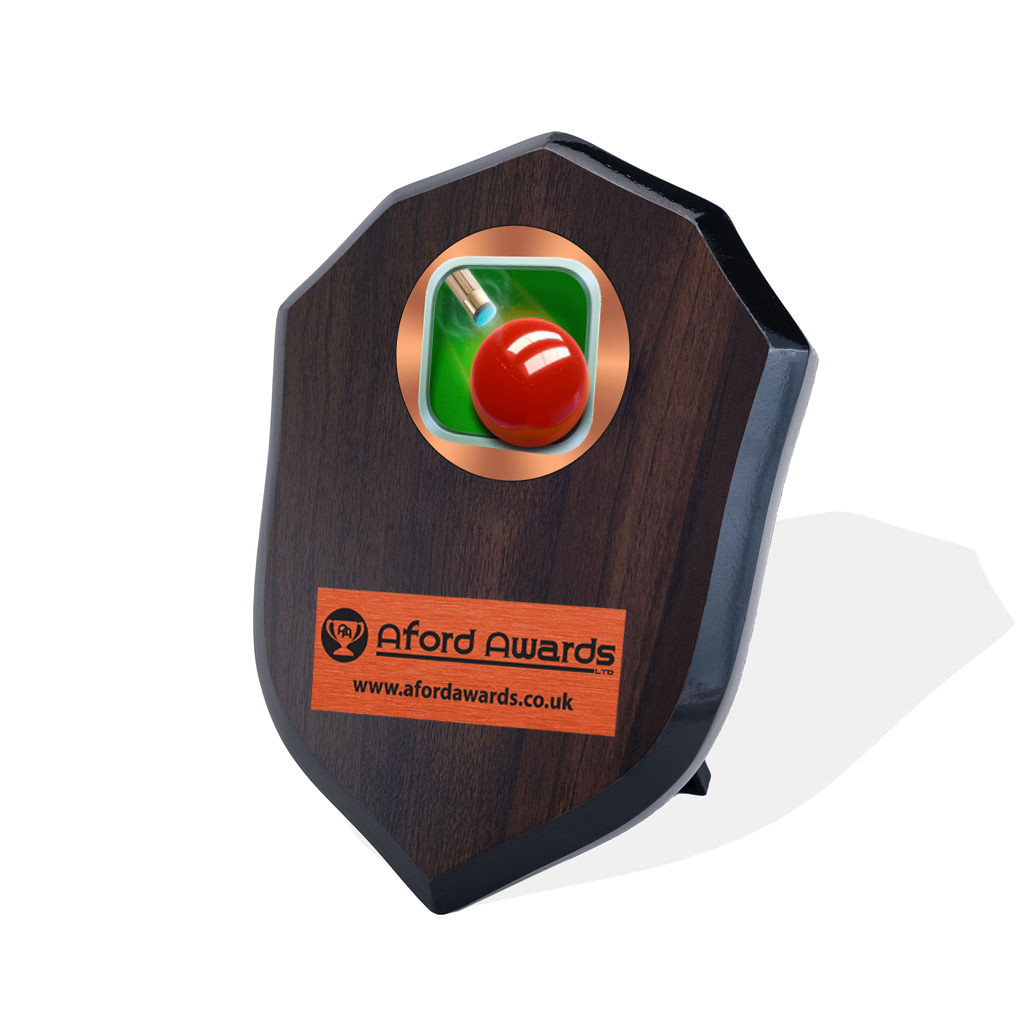 Snooker Walnut Shield