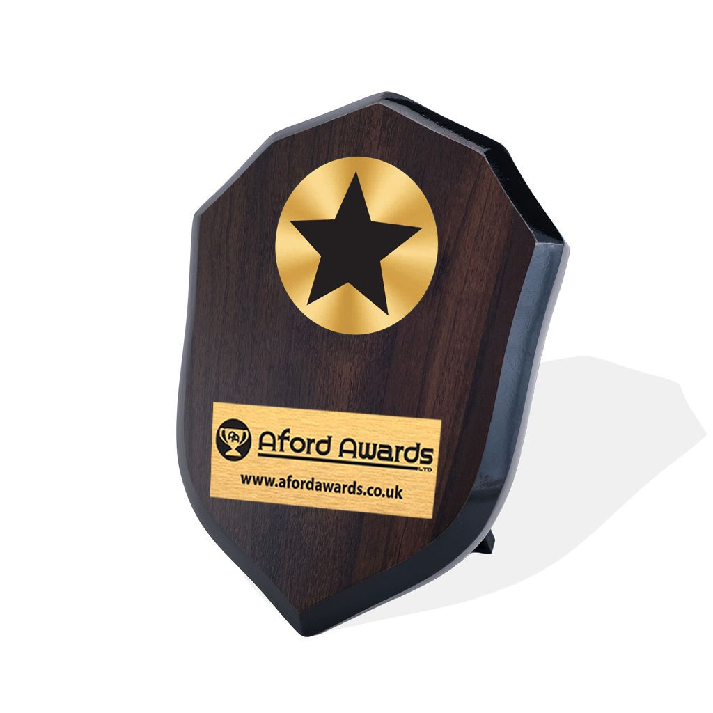 Star Walnut Shield