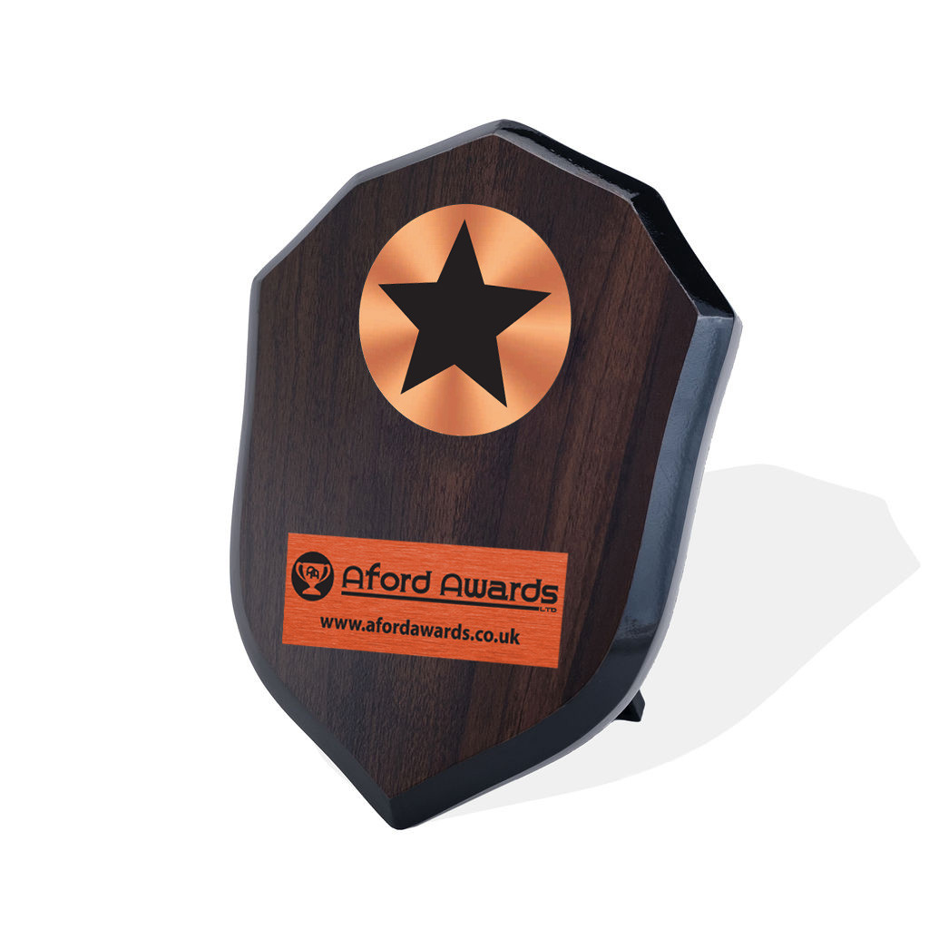 Star Walnut Shield