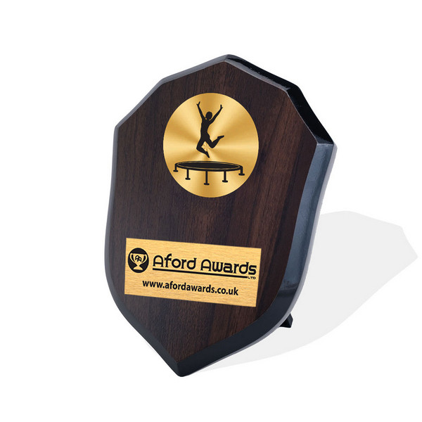 Trampolining Walnut Shield