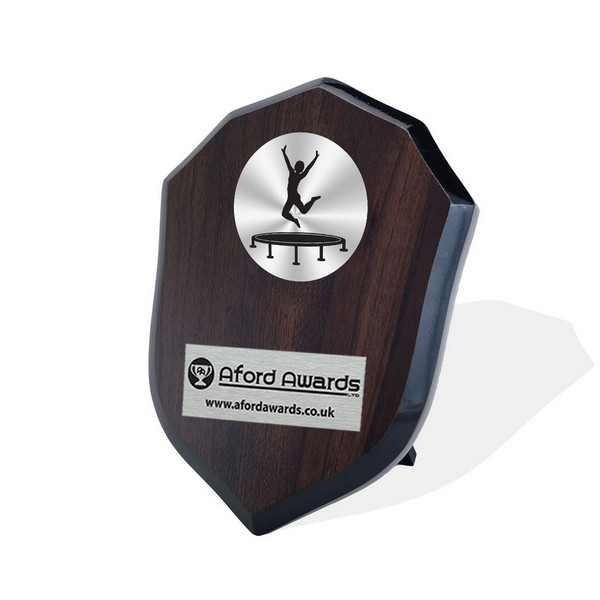 Trampolining Walnut Shield