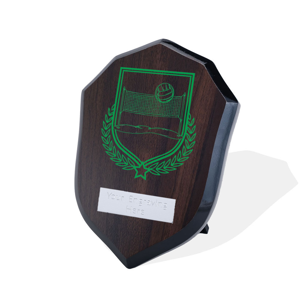 UV Colour Printed Volleyball Walnut Shield