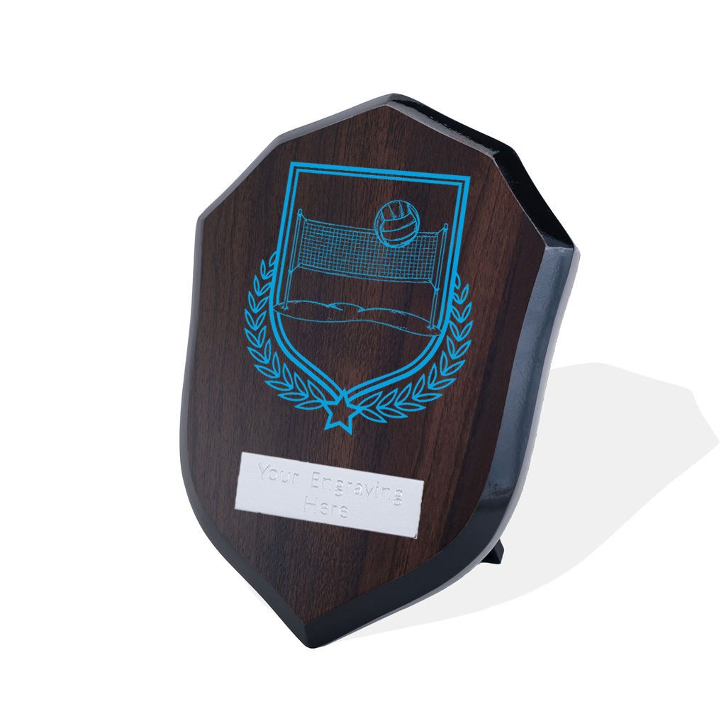 UV Colour Printed Volleyball Walnut Shield