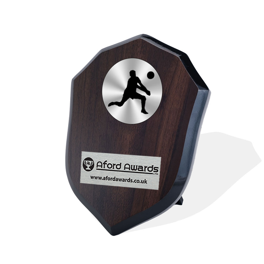 Volleyball Walnut Shield