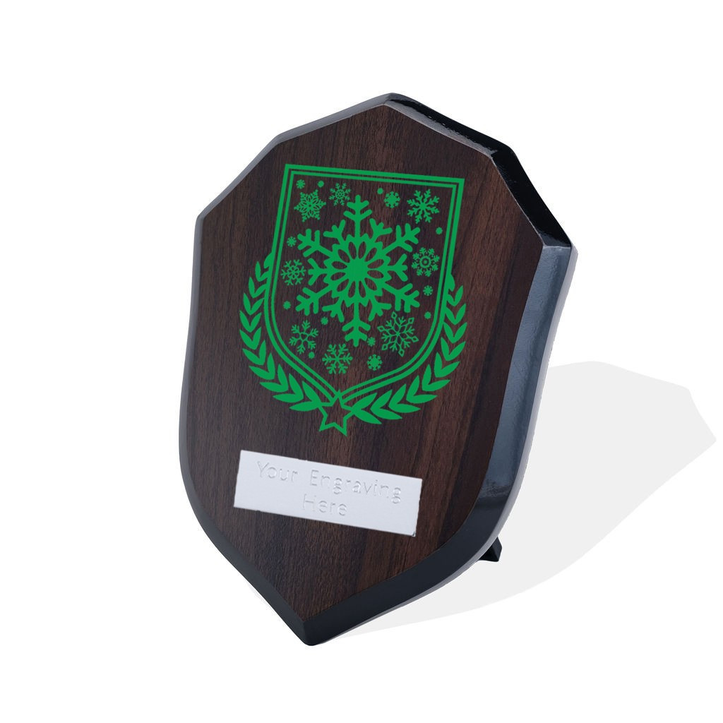UV Colour Printed Christmas Walnut Shield