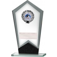Glass Award with Black Detail